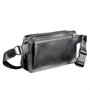 Сумка поясная BlankNote DROPBAG MAXI (Кожа Krast) графит - черная (BN-BAG-20-g): Пол Унисекс