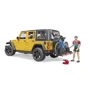 BRUDER Джип Jeep Rubicon з фігуркою велосипедиста на спортивному мотоциклі (02543): Тип джип