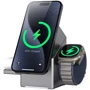 Зарядное устройство Proove Wireless Charger Iron Hide 3 in 1 Qi2 Gray (WSIH15000003) фото 6