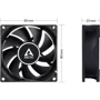 Кулер Arctic F8 TC Black (ACFAN00208A): Тип підшипника гидродинамический
