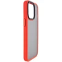 Чехол для iPhone Mobile Case TPU+PC Metal Buttons Red for iPhone 13 Pro Max: Материалы поликарбонат и полиуретан