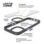 Чехол для iPhone ArmorStandart UNIT2 Case Black for iPhone 15 Pro Max (ARM69986): Тип чехла накладка на заднюю часть