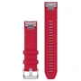 Ремешок Garmin MARQ QuickFit 22m Plasma Red Silicone Strap (010-12738-17): Цвет красный