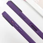 Чехол для iPhone Mobile Case TPU+PC Metal Buttons Dark Purple for iPhone 16 Pro Max: Цвет фиолетовый