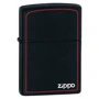 Зажигалка Zippo BLACK MATTE w/ BORDER (218ZB)