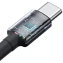 Кабель Baseus Cable USB-C to USB-C Cafule Charging (2pcs) 100W 1м Gray/Red (P10318306003-00) фото 3