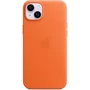 Чохол для iPhone Apple for iPhone 14 Plus Leather Case with MagSafe Orange (MPPF3) : Матеріали кожа