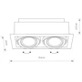 Точечный светильник Nowodvorski 9574 Downlight: Тип используемой лампы Галогенная