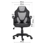 GT Racer X-1414 Fabric Gray/Gray (Kids) фото 4