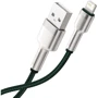 Кабель Baseus USB Cable to Lightning Cafule Metal 2.4A 2m Green (CALJK-B06) фото 3