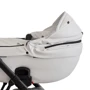 Универсальная коляска 2 в 1 Broco Miracle Black 9023-BMB-05, white, белый фото 7