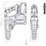 Перфоратор Metabo KH 18 LTX BL 28 Q (601715660): Тип крепления бура SDS-Plus