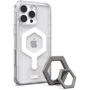 Чехол для iPhone Urban Armor Gear UAG Plyo MagSafe Ice White/Titanium Stand (1144811BV01) for iPhone 16 Pro Max: Цвет прозрачный