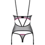 Корсет Obsessive Novenes corset & thong XL/2XL