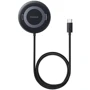 Зарядное устройство Baseus Wireless Charging Magnetic Mini4 Stand Qi2 15W Black (P10273300121-01) for Apple iPhone 16 I 15 I 14 I 13 I 12 series: Кабель в комплекте встроенный