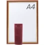 Женская ключница DNK Leather бордовая (DNK-Keys-Lcol-L) фото 6