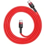 Кабель Baseus Cable USB-C to USB-C Cafule PD 2.0 60W 1m Red (CATKLF-G09): Тип USB-C - USB-C