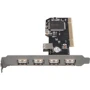 Frime PCI TO USB2.0 NEC720201 (ECF-PCITOUSB002): Зовнішні роз'єми 4xUSB 2.0 Type-A