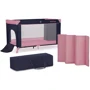 Кровать-манеж Babytiger Viki Pink Navy (BLVIKI00PNK0000): Материал пластик