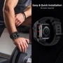 Аксессуар для Watch Rubber TPU Strap with Stainless Stell Case Black (FLS181108) for Apple Watch 44/45/49mm Ultra фото 6
