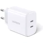 Зарядное устройство Ugreen Wall Charger 2xUSB-C CD243 40W White (10343): Кабель в комплекте отсутствует