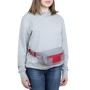 Сумка на пояс RivaCase серая (5215 (Grey/red)): Цвет серый