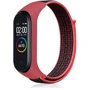 Ремешок BeCover Nylon Style Black-Red for Xiaomi Mi Smart Band 5/6 (705416)