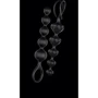 Satisfyer Beads Silicone black - анальные шарики, 20.5х3.4 см, черный
