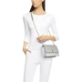 Женская сумка кросс боди Furla 1927 Mini Crossbody 20 серебристая (BAFKACOA.0055AR000): Тип ручки На цепочке, Плечевой ремень, Без ручки