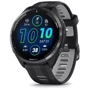 Смарт-часы Garmin Forerunner 965 Carbon Grey DLC Titanium Bezel with Black Case and Black/Powder Grey Silicone Band (010-02809-10)