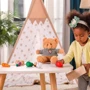 Набір продуктів Viga Toys нарізані овочі з дерева (44540) фото 6
