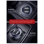Зарядний пристрій Ugreen Car Charger 2хUSB ED018 24W Black (50875): Сила струму 2.4А и более