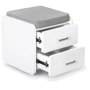 Комплект S ErgoKids TH-310 Grey парта + тумба (TH-310 + BD C3_GREY): Регулировка высоты сиденья нет