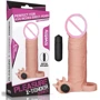 Насадка на член LYBAILE Pleasure X-Tender Vibrating Penis Sleeve Add 2" Flesh 2