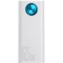Внешний аккумулятор Baseus Power Bank 30000mAh Amblight Digital Display Quick Charge 65W White (PPLG-A02/PPLG000102): Встроенный кабель нет