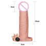 Насадка с вибрацией LoveToy Pleasure X-Tender Vibrating Penis Sleeve Flesh Add 2", Flesh