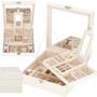 Шкатулка для украшений (футляр для бижутерии) Springos 25x25x8.5 см HA1079 фото 1