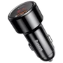 Зарядное устройство Baseus Car Charger USB+USB-C Magic Series QC 6A 45W Black (CCMLC20C-01): Особенности Быстрая зарядка, USB-C