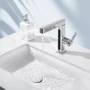 Смеситель для раковины Lefton Single-Hole Pull-Out Faucet with Temperature Display-BF2206 Chrome: Термостат Нет