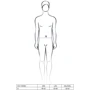 Эротические трусы Passion 015 THONG silver L/XL