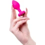 Анальная пробка с кристаллом ToDo Anal Plug Diamond Heart, S
