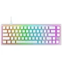 Клавиатура Xtrfy K5 68 keys Kailh Red Hot-swap RGB UA White (K5-RGB-CPT-TPWHITE-R-UKR)