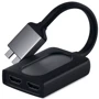 Адаптер Satechi Adapter Dual USB-C to 2xHDMI+USB-C Space Gray (ST-TCDHAM): Додаткові роз'єми USB-C, HDMI