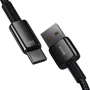 Кабель Baseus USB Cable to USB-C Tungsten 66W 2m Black (CATWJ-C01): Длина 2 м