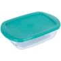 Форма Pyrex C&S Green для запекания 1.1 л 23х15х6.5 см (215PTG2): Крышка Есть
