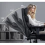 Кресло GT Racer B-2511 Fabric Gray: Максимальная нагрузка, кг 125