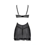 Пеньюар Passion MARINA CHEMISE black XXL/XXXL