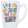 Набір чашок Luminarc New morning Life is short 2x320 мл (P5145): Обсяг чашки 320 мл