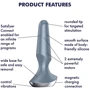 Анальная смарт-пробка Satisfyer Plug-ilicious 2 (серая)