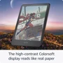 Электронная книга Amazon Kindle Colorsoft 2024 Signature Edition 32Gb Metallic Black: Беспроводные возможности Wi-Fi (2.4GHz + 5GHz) / Bluetooth